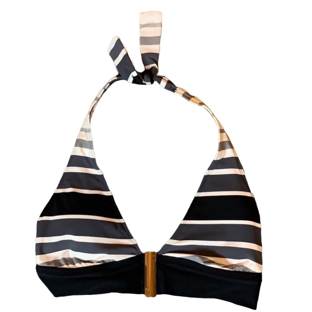 Bleu Rod Beattie striped bikini top Size 6